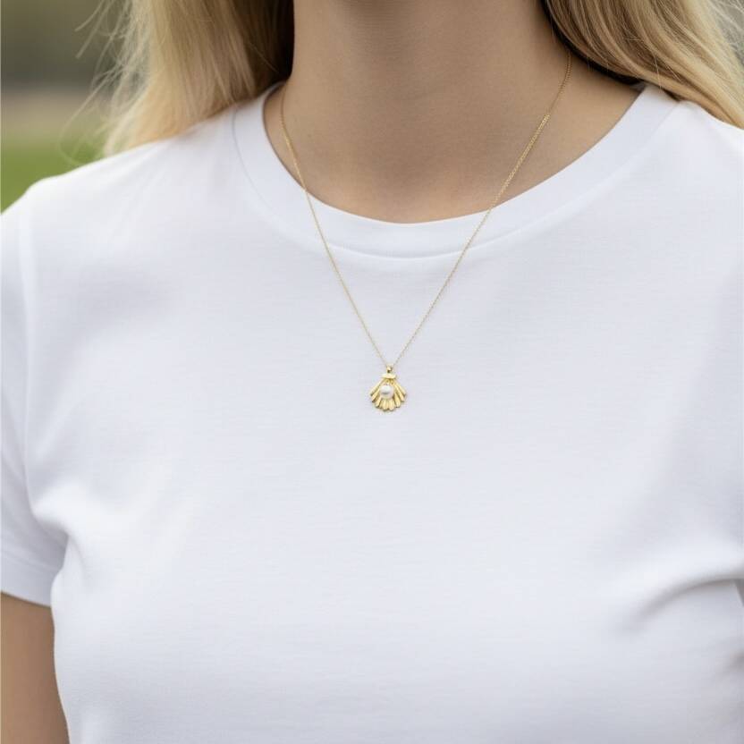 Deniz Kabuğu Kolye - 2