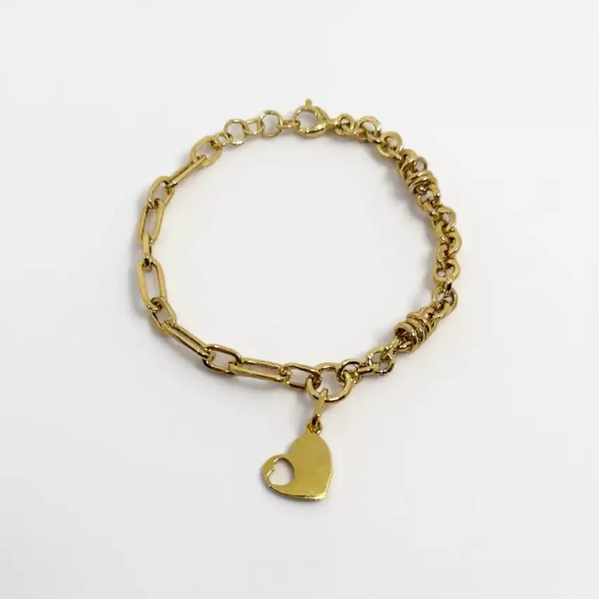 Kalp Charm Bileklik - 1