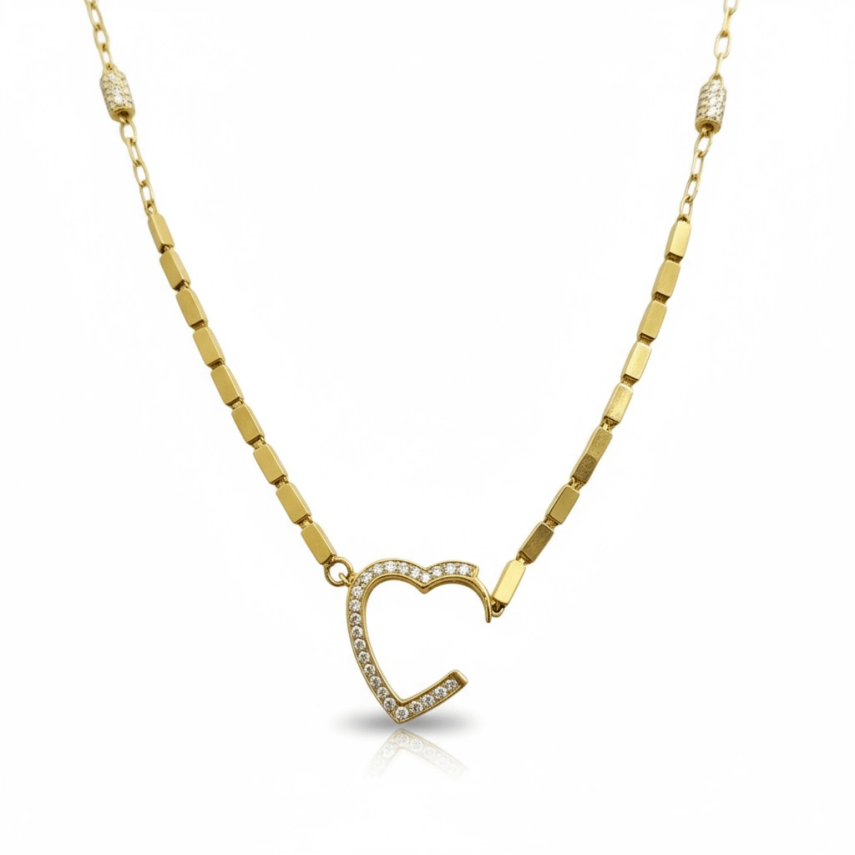 Kilitli Kalp Kolye - 2