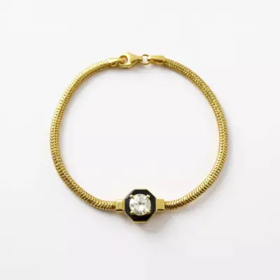 Noir Işıltı Bileklik - 1